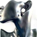 Multi-size White & Black Combo Dot Earrings